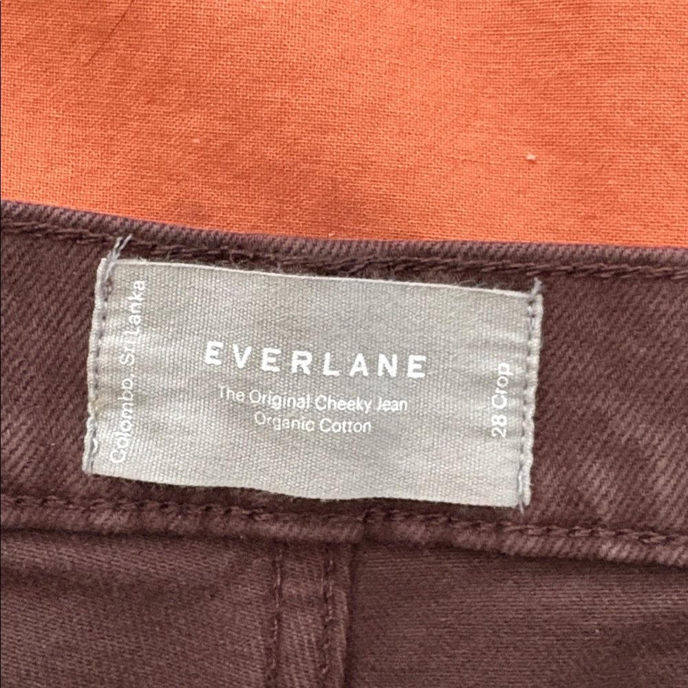 Everlane Chocolate Brown Original Cheeky Jeans 28 - Picture 2 of 2
